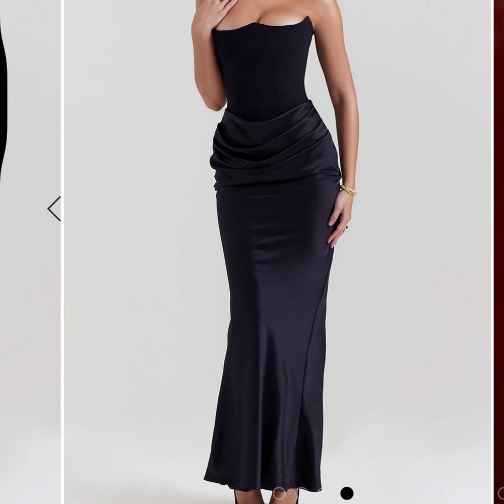 Black corset gown brand new!